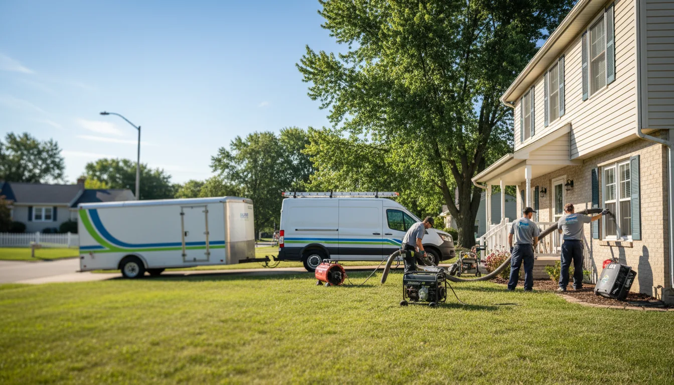 Flooded Basement Restoration And Cleanup With Repair in Baraboo, WI near me